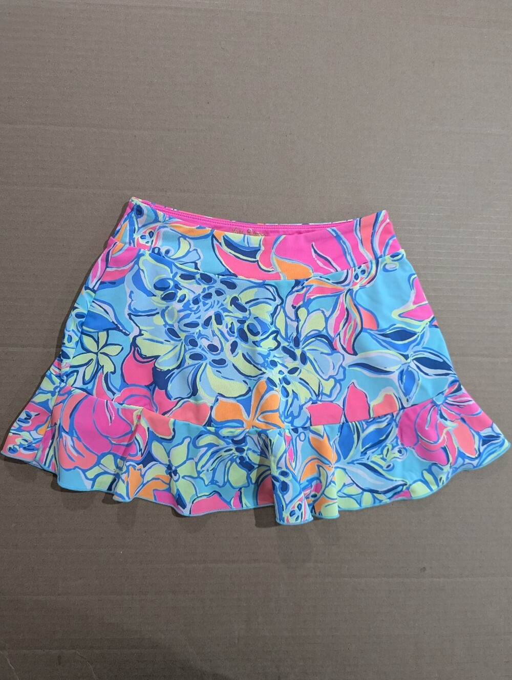 Lilly Pulitzer Luxletic Zela Skort In Pinch Pinch Pattern Sz XXS *NWOT